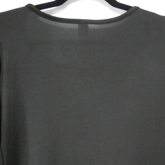 SHEIN - Curve | 2XL | Black Sequin Long Sleeve Blouse | Sheer Solid Black Back - Picture 10 of 14